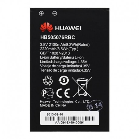باتری موبایل مدل G610/HB505076RBC LOTS/20211 ظرفیت 2150 میلی امپر ساعت مناسب برای گوشی موبایل هوآوی G610