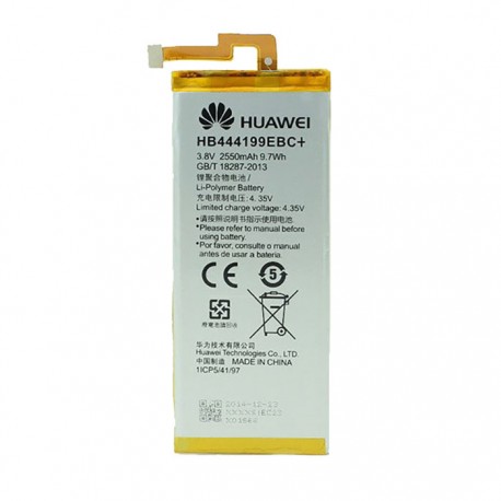 باتری موبایل مدل HB444199EBC+ ظرفیت 2550 میلی آمپر ساعت مناسب برای گوشی موبایل آنر 4C