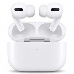 هدفون بلوتوثی مدل AirPods Pro، کاهش نویز دوبرابری، شارژ بی‌سیم محفظه، عمر باتری تا 25 ساعت برای محفظه و 4 ساعت برای هدفون