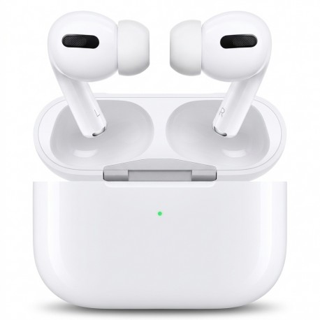 هدفون بلوتوثی مدل AirPods Pro، کاهش نویز دوبرابری، شارژ بی‌سیم محفظه، عمر باتری تا 25 ساعت برای محفظه و 4 ساعت برای هدفون