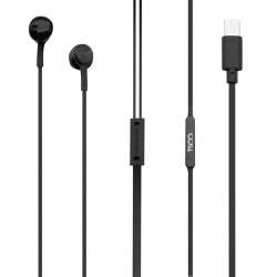 هندزفری توگوشی تسکو مدل TH 5088 با اتصال USB Type-C، درایور 14.2 میلی‌متری، کلید کنترل صدا و قابلیت مکالمه و کنترل موسیقی