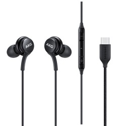 هندزفری مدل AKG-EO-IC100 دو گوشی، با رابط USB Type-C، مناسب برای مکالمه