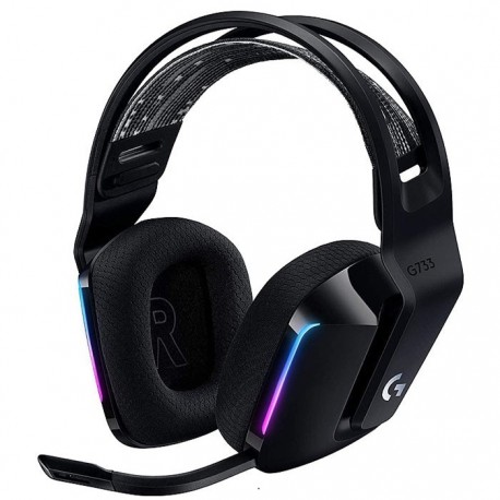 هدست لاجیتک مدل G733 LIGHTSPEED RGB BLACK