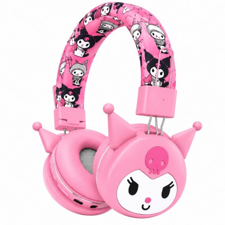 هدست بلوتوثی طرح فانتزی کرومی مدل Kuromi Ah-906Y
