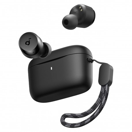 هدفون بلوتوثی انکر مدل Soundcore A20i، درگاه شارژ USB Type-C، مقاوم در برابر پاشش مستقیم آب و عرق