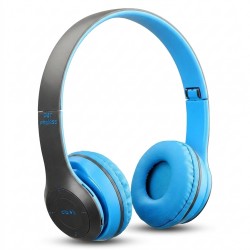 هدفون بلوتوثی مدل new version P47، مجهز به شیار کارت حافظه و رادیو، طراحی تاشو، کنترل موسیقی و مکالمه، برد اتصال 10 متر