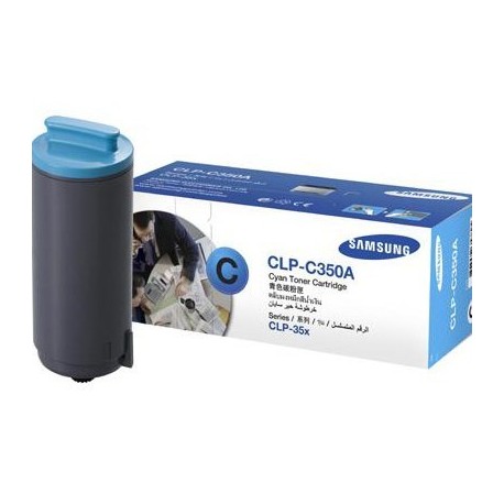 Samsung CLP-C350A Original Cyan کارتریج سامسونگ