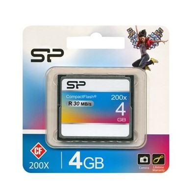 Silicon Power 4GB CF 30MBs 200X کارت حافظه