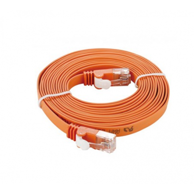 D-Link NCB-5EUORGF1-3 3M Category 5E UTP Flat Patch Cord کابل شبکه