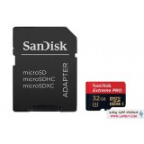 SanDisk Extreme Pro Class 10 microSDHC-32GB کارت حافظه