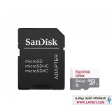 Sandisk Ultra UHS-I U1 Class10 microSDXC- 64GB کارت حافظه