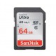 SanDisk Ultra Class 10 UHS-I SDXC - 64GB کارت حافظه