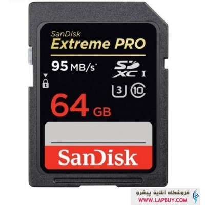 SanDisk Extreme Pro SDXC 64GB Class 10 کارت حافظه