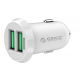 Orico UCE-2U 17W Dual Port USB Car Charger شارژر فندکی دو پورت