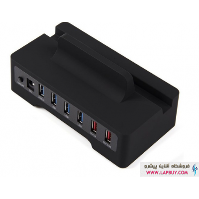 Orico HSC3-TS 6 Port USB 3.0 Hub with Dock هاب يو اس بی