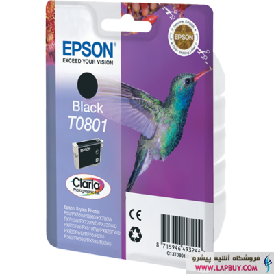 Epson T0801 Black کارتریج جوهر افشان اپسون