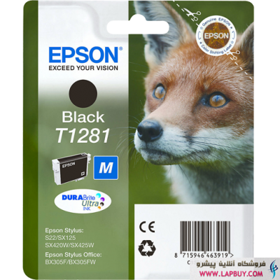 Epson T1281 Black کارتریج جوهر افشان اپسون