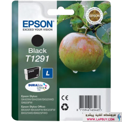 Epson T1291 Black کارتریج جوهر افشان اپسون