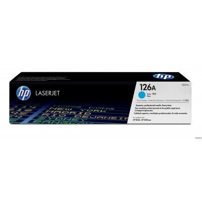 HP 126A (CF311A) Cyan کارتریج پرینتر اچ پی زرد پرینتر اچ پی