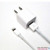 Apple iphone AC Adapter 2 Pin شارژر اصلی آیفون همراه با کابل