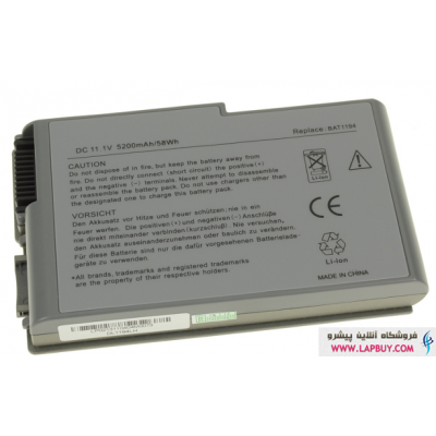 Dell Latitude D500 6 Cell Battery باطری باتری لپ تاپ دل