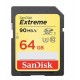 SanDisk Extreme UHS-I U3 Class 10 600X 90MBps SDXC - 64GB کارت حافظه