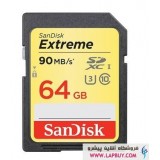 SanDisk Extreme UHS-I U3 Class 10 600X 90MBps SDXC - 64GB کارت حافظه