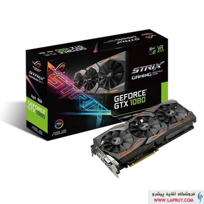 ASUS ROG STRIX-GTX1080-A8G-GAMING 8GB GDDR5X کارت گرافیک ایسوس