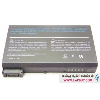 Dell Latitude C610 6 Cell Battery باطری باتری لپ تاپ دل