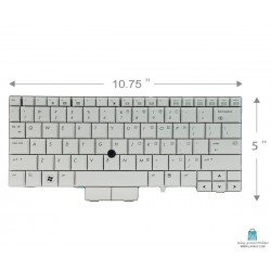 HP EliteBook 2740 Series کیبورد لپ تاپ اچ پی