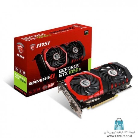 MSI GTX 1050 Ti Gaming X Twin Frozr VI 4GB GDDR5 کارت گرافیک ام اس آی