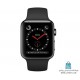Apple Watch Series 3 Cellular 42mm Space Black Stainless Steel Case with Black Sport Band ساعت هوشمند اپل واچ