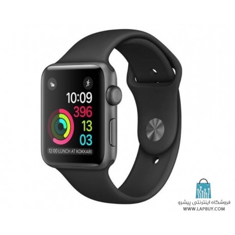Apple Watch Series 2 42mm Space Gray Aluminum Case with Black Sport Band ساعت هوشمند اپل واچ