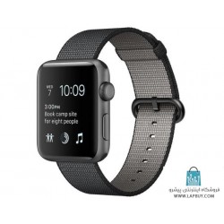 Apple Watch Series 2 42mm Space Gray Aluminum Case with Black Woven Nylon ساعت هوشمند اپل واچ