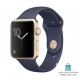 Apple Watch Series 2 42mm Gold Aluminum Case with Midnight Blue Sport Band ساعت هوشمند اپل واچ