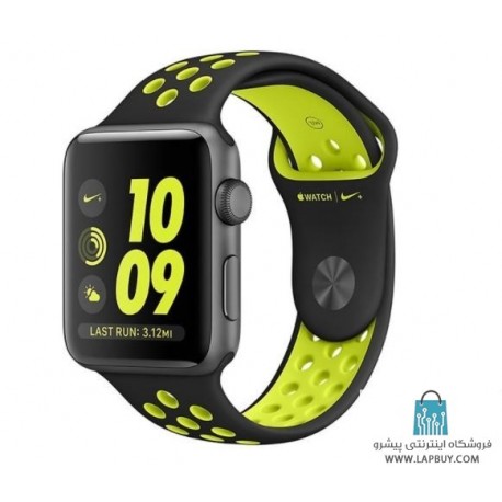 Apple Watch Series 2 Nike Plus 42mm Space Gray with Black/Volt Band ساعت هوشمند اپل واچ