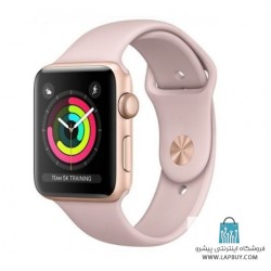 Apple Watch Series 3 GPS 42mm Gold Aluminum Case with Pink Sand Sport Band ساعت هوشمند اپل واچ