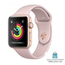 Apple Watch Series 3 GPS 38mm Gold Aluminum Case with Pink Sand Sport Band ساعت هوشمند اپل واچ