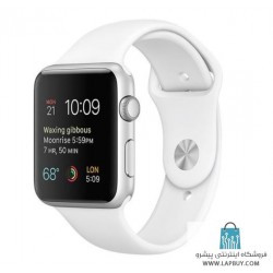 Apple Watch 2 42mm Silver Aluminum Case with White Sport Band ساعت هوشمند اپل واچ