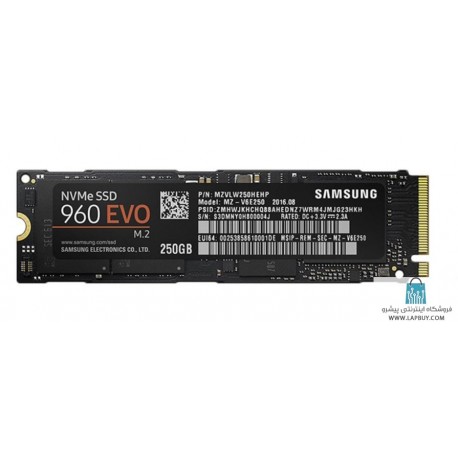 Samsung 960 Evo Internal SSD Drive - 250GB حافظه اس اس دی سامسونگ