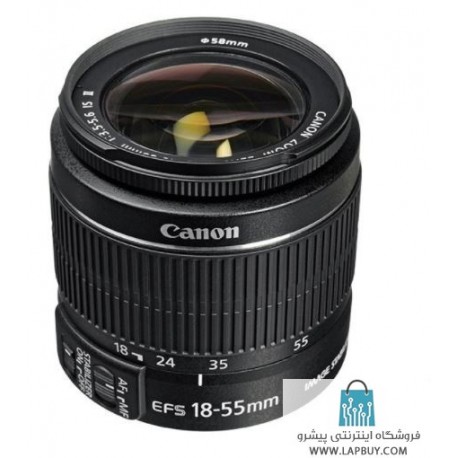 Canon EF-S 18-55mm f/3.5-5.6 IS II لنز دوربین عکاسی کنان