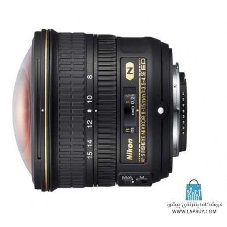 Nikon AF-S NIKKOR 8-15mm f/3.5-4.5E ED Fisheye Lens لنز دوربین عکاسی نیکون