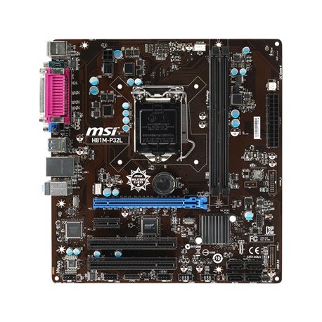 MSI H81M-P32L Motherboard مادربرد ام اس آی