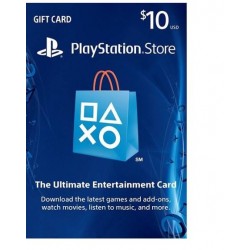PlayStation 10 Dollars Gift Card گیفت کارت 10 دلاری پلی‌استیشن