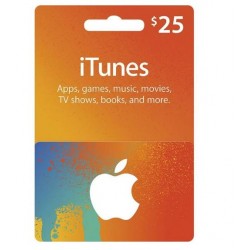 Itunes 25 usd Gift Card گیفت کارت 25 دلاری آیتونز آمریکا