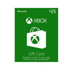 Xbox 25 USD Gift Card گیفت کارت 25 دلاری ایکس باکس آمریکا