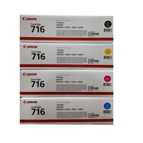 Canon 716 Cartridge Pack of 4 پک کارتریج چهار عددی کانن