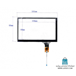 GT911 تاچ خازنی 7 اینچ 6 پین مدل