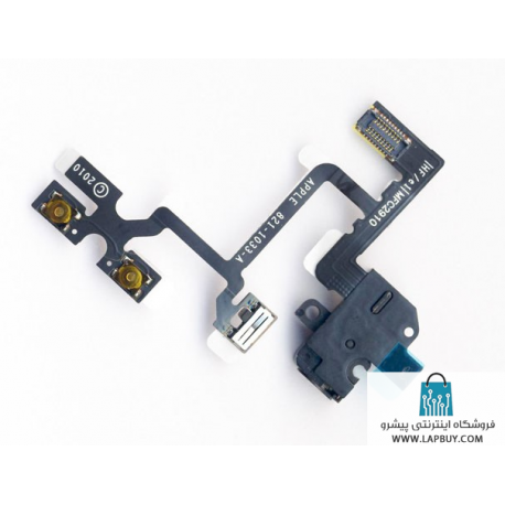 Apple iPhone 4 - Audio Flex-Cable + Earphone Jack فلت گوشی اپل