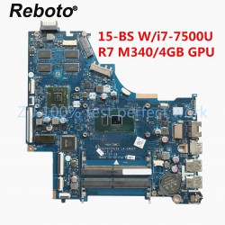  HP 15-BS i7-7500U CPU R7 مادربرد لپ تاپ اچ پی